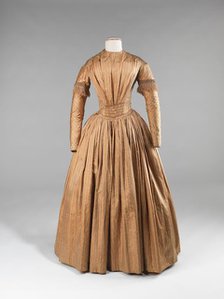 Afternoon dress, American, ca. 1845. Creator: Unknown.