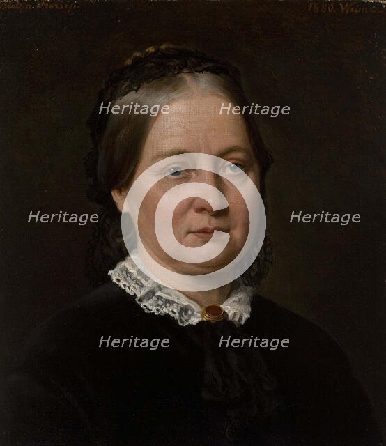 Portrait of Victoria Aberg, 1880. Creator: Bertha Froriep.