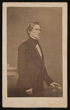 Portrait of Jefferson Davis (1808-1889), 1887. Creator: Brady's National Photographic Portrait Galleries.