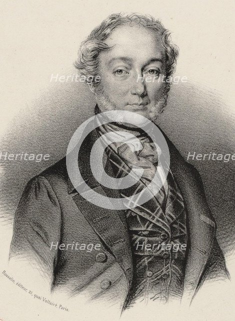 Portrait of the composer Michele Enrico Carafa (1787-1872), 1850.