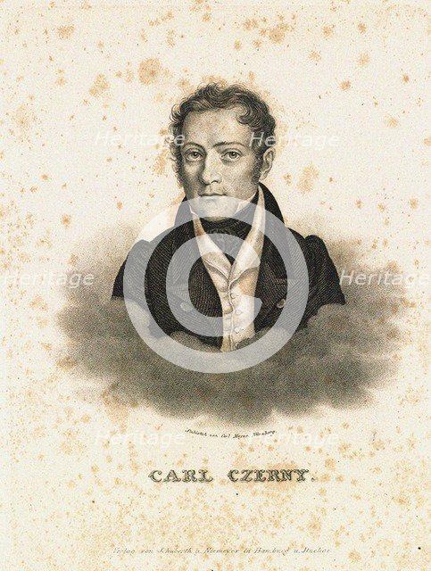 Portrait of Carl Czerny (1791-1857), c. 1830.
