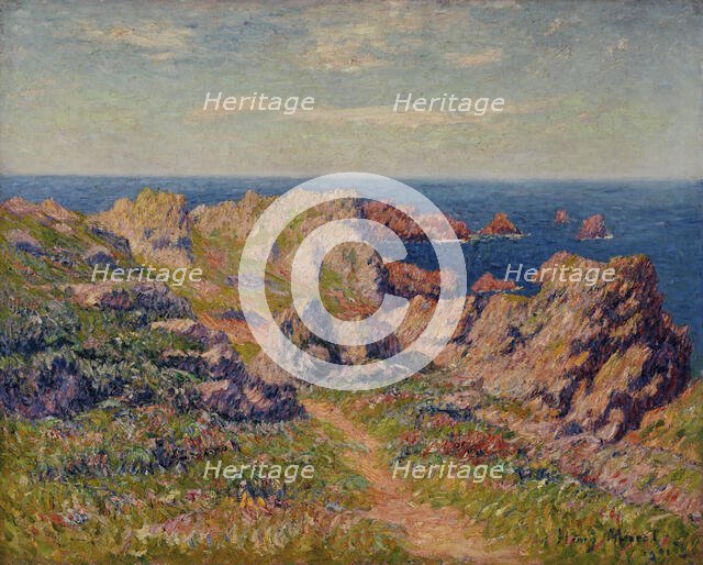Good weather in Pern (Ile d'Ouessant), 1901. Creator: Henri Moret.