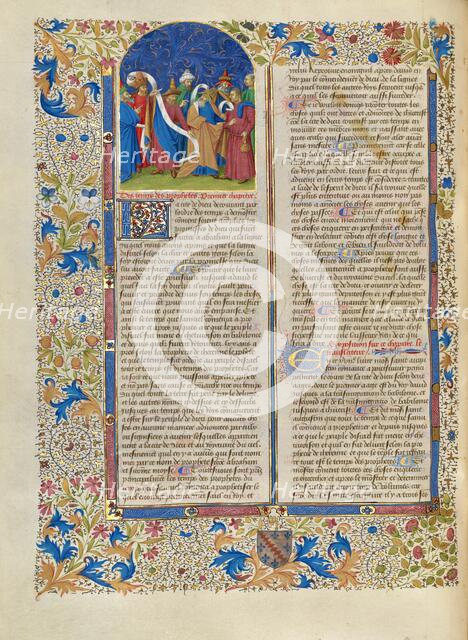 The Dispute Among Eight Prophets; Cité de Dieu, about 1440-1450. Creator: Master of the Geneva Boccaccio.