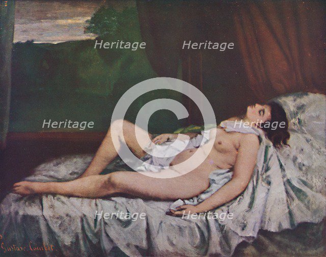'Nu couché', mid 19th century, (1937). Artist: Gustave Courbet.