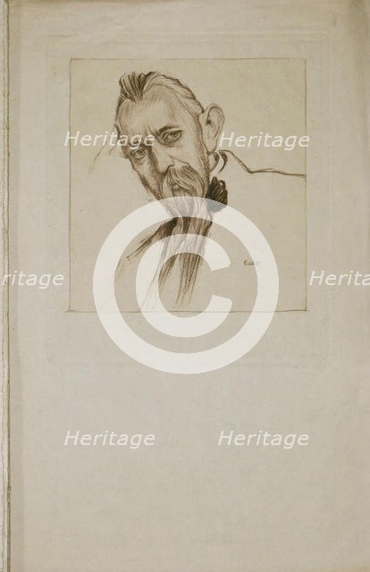 Portrait of Sébastien Voirol (1870-1930) , 1913. Creator: Bakst, Léon (1866-1924).