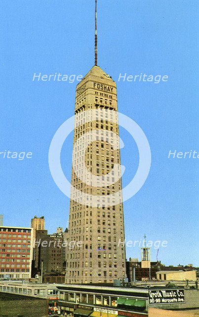 Foshay Tower, Minneapolis, Minnesota, USA, 1955. Artist: Unknown