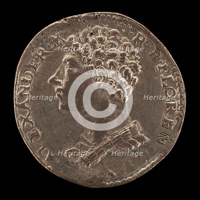 Alessandro de' Medici, 1512-1537, 1st Duke of Florence 1523 [obverse], 1500-1571. Creator: Benvenuto Cellini.