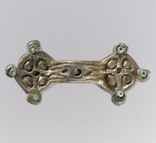 Equal-Arm Brooch, Frankish, 7th-8th century. Creator: Unknown.