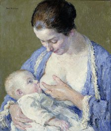 Mother and Child, ca. 1920. Creator: Gari Melchers.