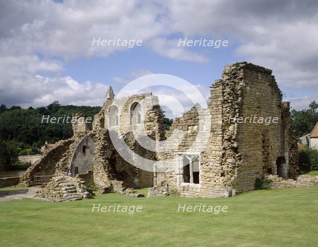Ruined gatehouse of Kirkham Priory, North Yorkshire, c2010-c2017. Artist: Jonathan Bailey.
