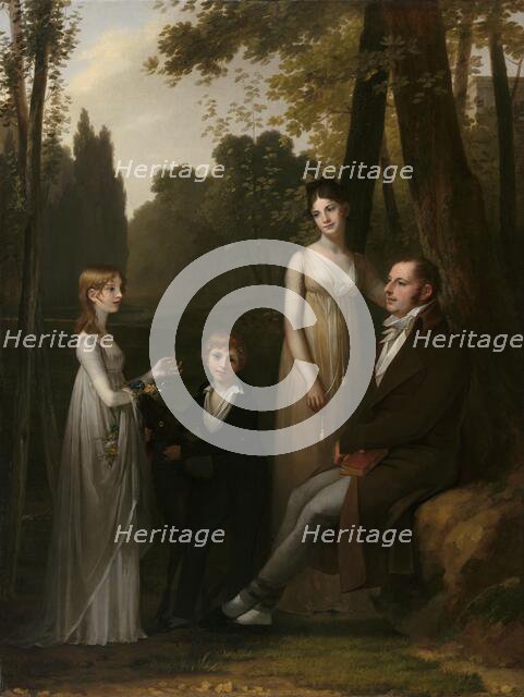Portrait of Rutger Jan Schimmelpenninck and his Family, 1801-1802. Creator: Pierre-Paul Prud'hon.
