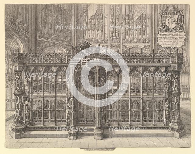 Tomb of Henry VII, 1665. Creator: Wenceslaus Hollar.