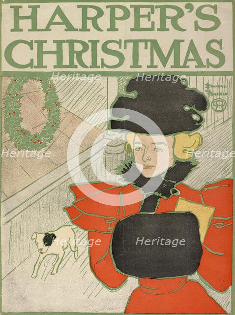 Harper's Christmas, 1896. Creator: Edward Penfield.