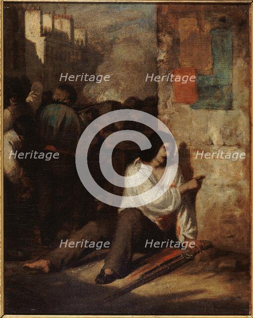 Episode of the 1848 revolution, c1848. Creator: Tony Johannot.