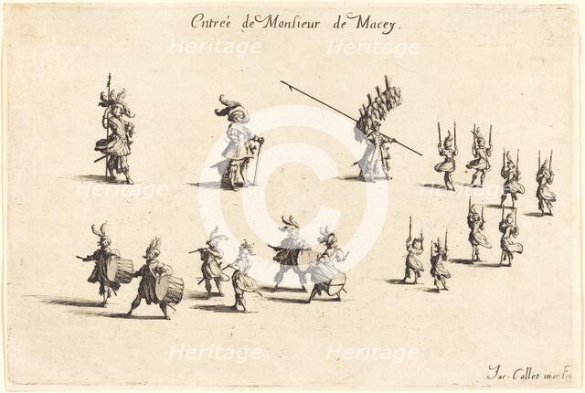 Entry of M. de Macey, 1627. Creator: Jacques Callot.