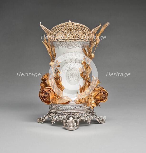 Ehret vase, 1889. Creator: Gorham Manufacturing Company.