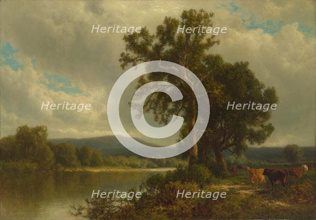 Scene at Napanoch, 1883. Creator: William Hart.