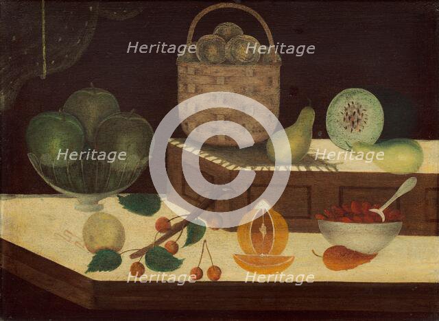 Still Life of Fruit, c. 1865/1880. Creator: Unknown.