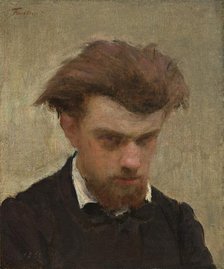 Self-Portrait, 1861. Creator: Henri Fantin-Latour.