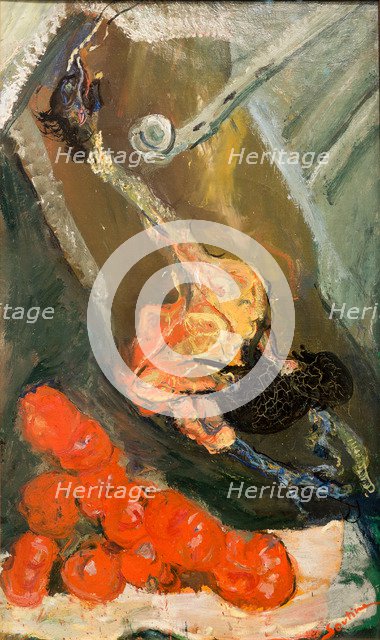 Turkey and tomatoes (Dindon et tomates), c. 1924.