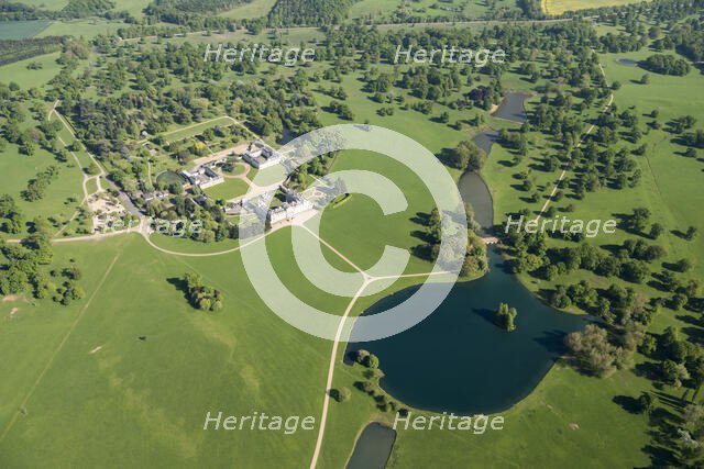 Woburn Abbey, the house and landscape park, Woburn, Bedfordshire, 2018. Creator: Historic England.