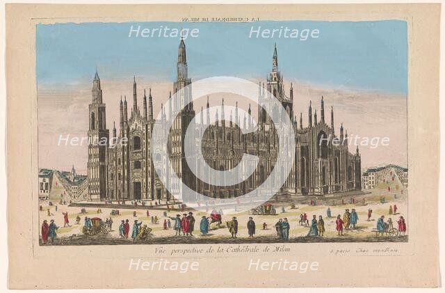 View of the Duomo in Milan, 1759-c.1796. Creator: Unknown.