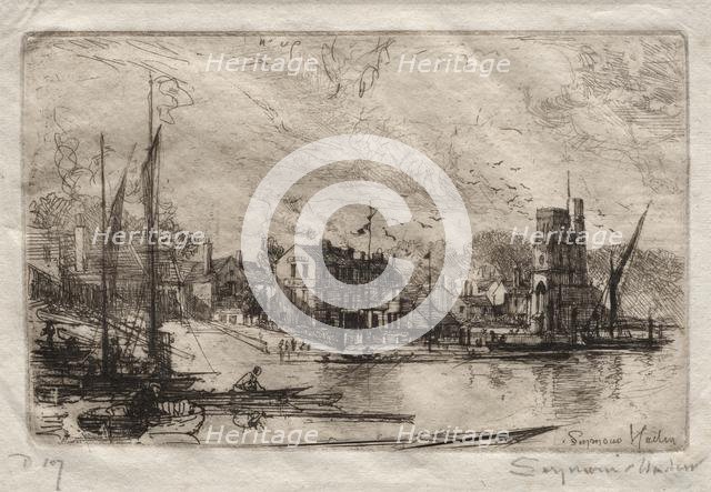 Harry Kelly's, Putney. Creator: Francis Seymour Haden (British, 1818-1910).