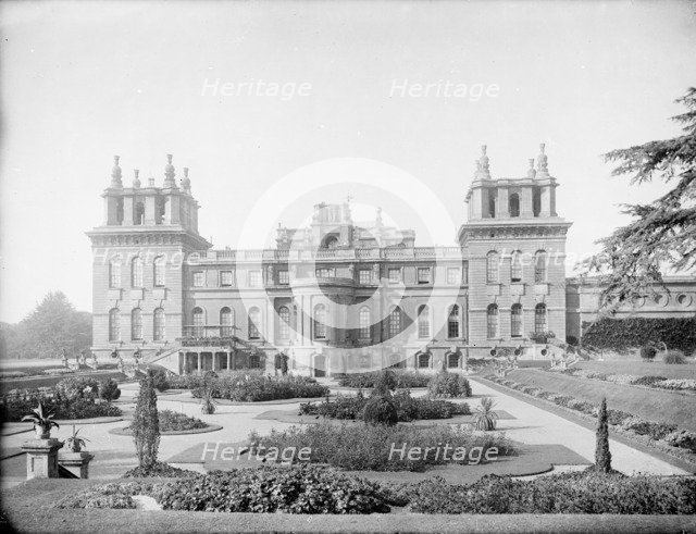 East front of Blenheim Palace, Woodstock, Oxfordshire, 1890. Artist: Henry Taunt