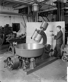 Milling equipment being demonstrated at Cold Harbour, Poplar, London, 1928. Artist: Bedford Lemere and Company
