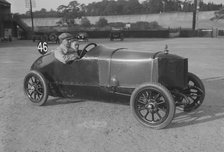 Charron-Laycock of WF Milward, JCC 200 Mile Race, Brooklands, 1921. Artist: Bill Brunell.