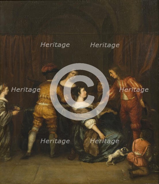 Company Making Music. Creator: Jan Verkolje.