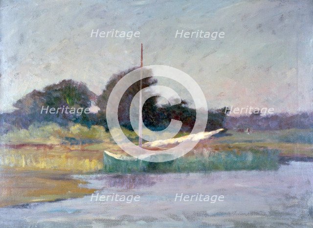 'Lone Boat', c1868-1917. Artist: Walter Clark