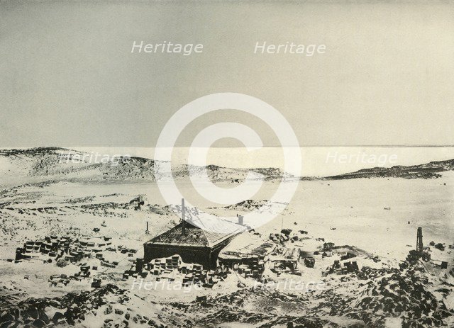 'A View of the Hut Looking Northwards.', c1908, (1909).  Artist: Unknown.