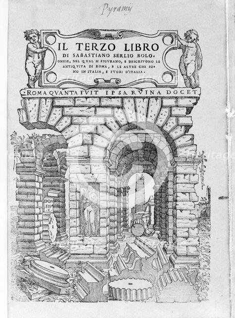 Il terzo libro di Sabastiano Serlio Bolognese, 1540. Creator: Sebastiano Serlio.