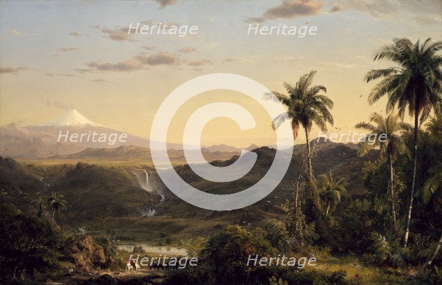 Cotopaxi, 1855. Artist: Church, Frederic Edwin (1826-1900)