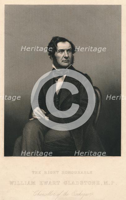 'The Right Honourable William Ewart Gladstone, M.P.', 1859. Creator: Daniel John Pound.