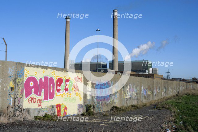 UK, Tilbury Power Station, 2009. Creator: Ethel Davies.