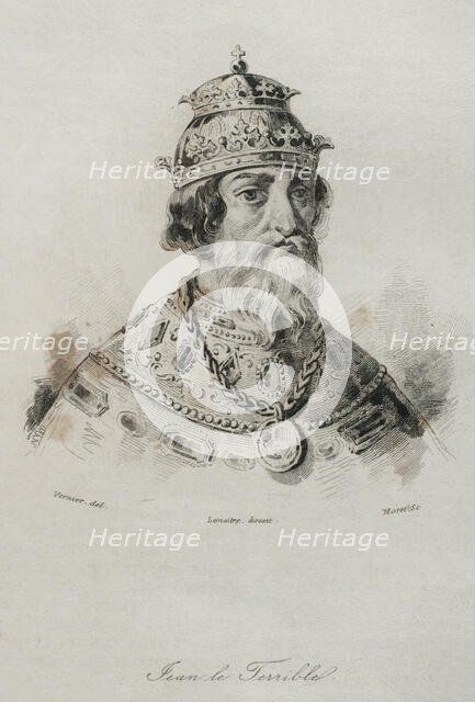 Ivan the Terrible, 1839.  Creator: Moret.