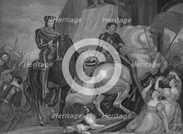 'King Richard The Second's Entry Into London', 1859. Artist: Robert Thew.