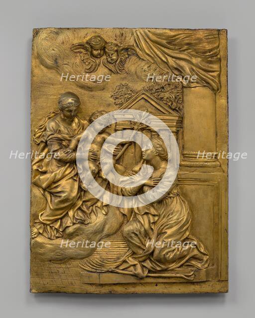 The Virgin and Child Appearing to Saint Martina, c. 1650. Creator: Cosimo Fancelli.