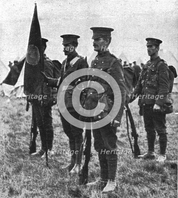 ''L'aide du Canada; Etendard de regiment Princesse Patricia', 1914. Creator: Unknown.