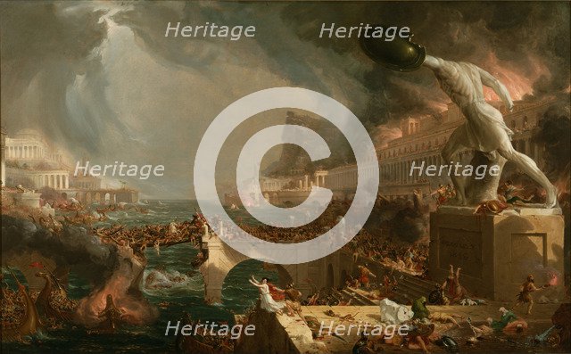 The Course of Empire, Destruction, 1836.