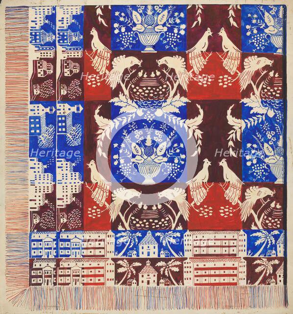 Coverlet, c. 1936. Creator: Dorothy Posten.