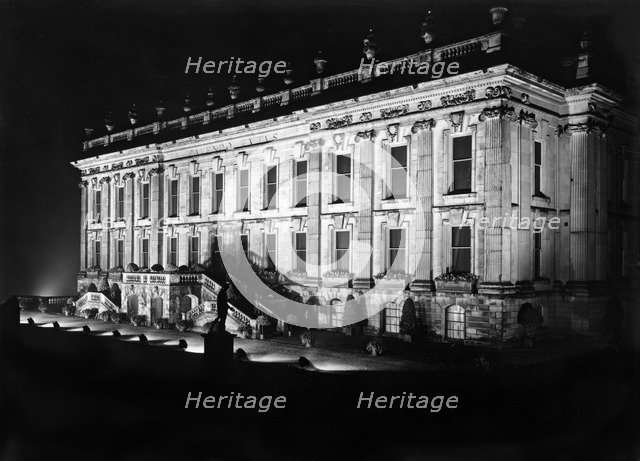 Chatsworth House, Derbyshire, 1939. Artist: JR Board
