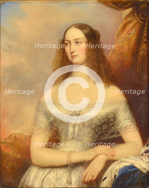 Portrait of Grand Duchess Olga Nikolaevna of Russia (1822-1892), Queen of Württemberg, .