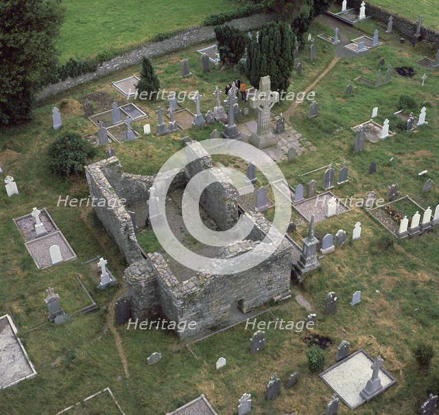 View of a monastic settlement, 10th century. Artist: Unknown