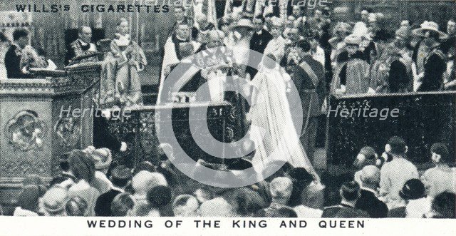 'Wedding of the King and Queen', 1923 (1937). Artist: Unknown.