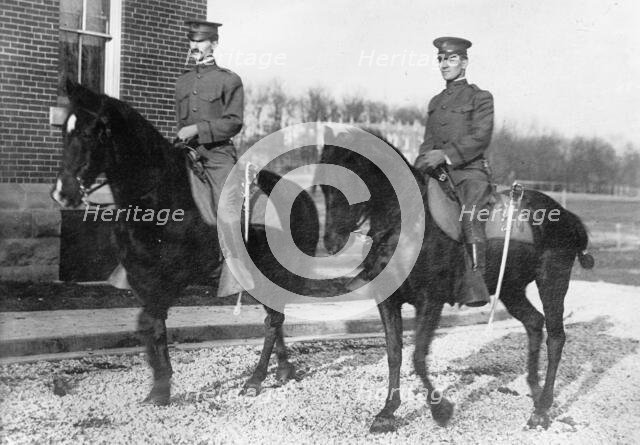 Culver Military Academy - Col. L.R. Gignilliat And Capt. Robert Rossow, 1913. Creator: Harris & Ewing.
