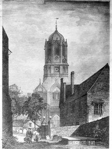 Tom Tower, Tom Quad, Christ Church College, Oxford, Oxfordshire. Artist: Unknown