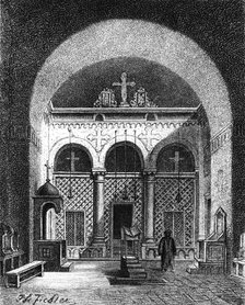 'Interior of a Church, Egypt', 1881. Artist: Unknown